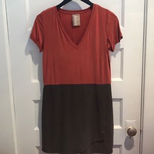 Anthropologie color block dress